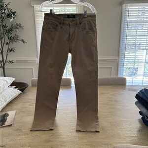 34 Heritage Brown Straight-Leg Jeans